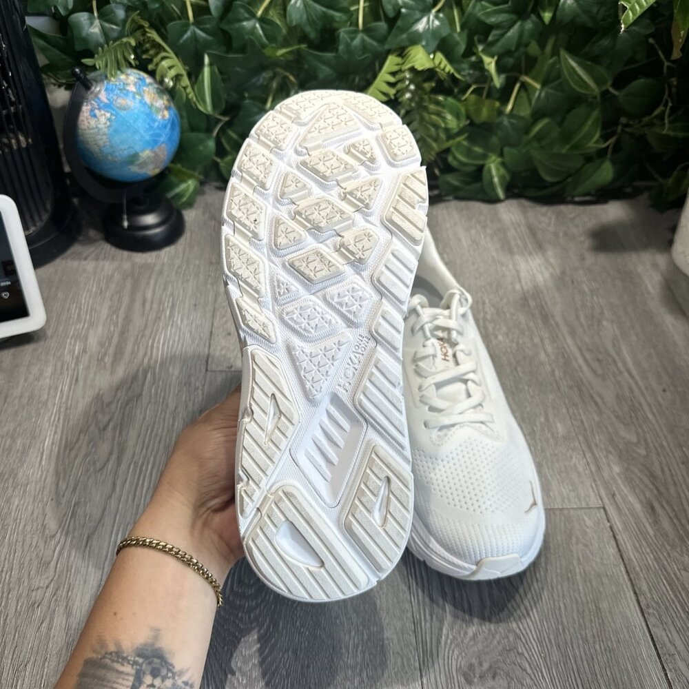 Hoka One One Arahi 7 Women’s Marathon Running Gym Training Shoes White Size 10.5 - Picture 8 of 9